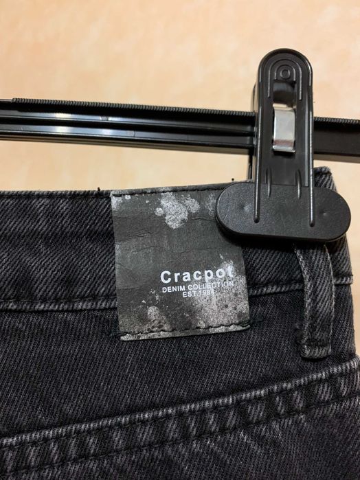 Джинси, джинси жіночі, широкі чорні джинси, джинси з ефектом омбре