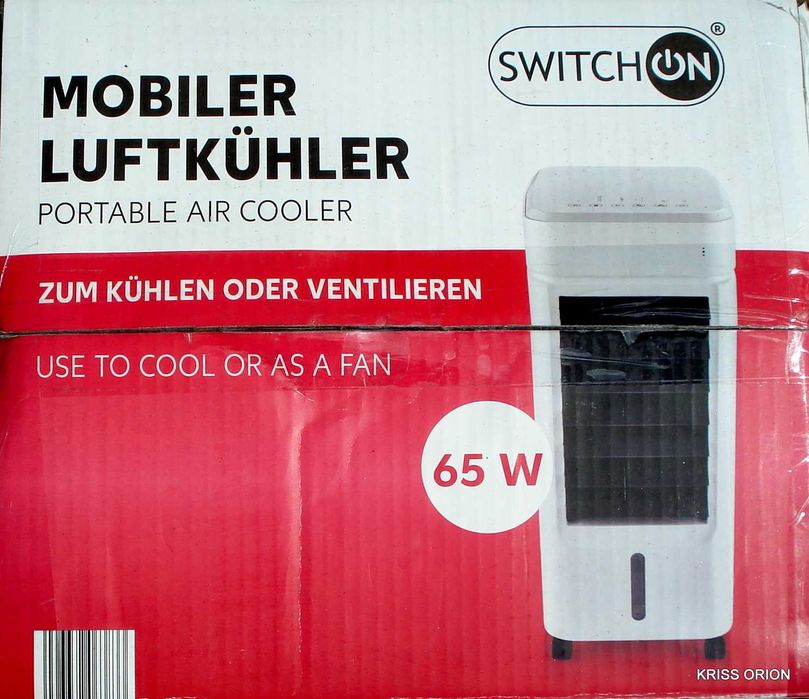 Klimatyzer - SWITCH ON - Przenośny Klimatyzer - Pilot - 65W - NOWY