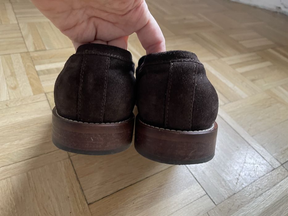 Buty mokasyny Dune zamsz skóra, 45