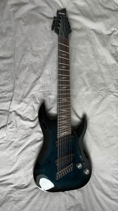 Gitara elektryczna 8 strunowa schecter omen elite