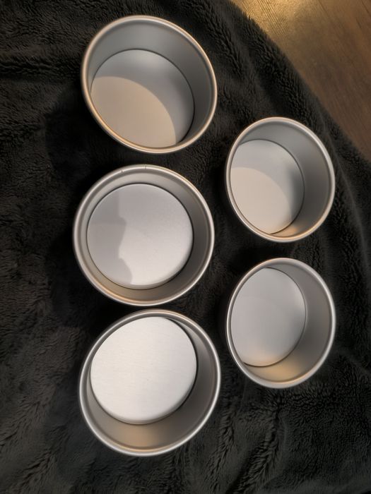 Zestaw 5 okrągłych form do pieczenia z wyjmowanym dnem