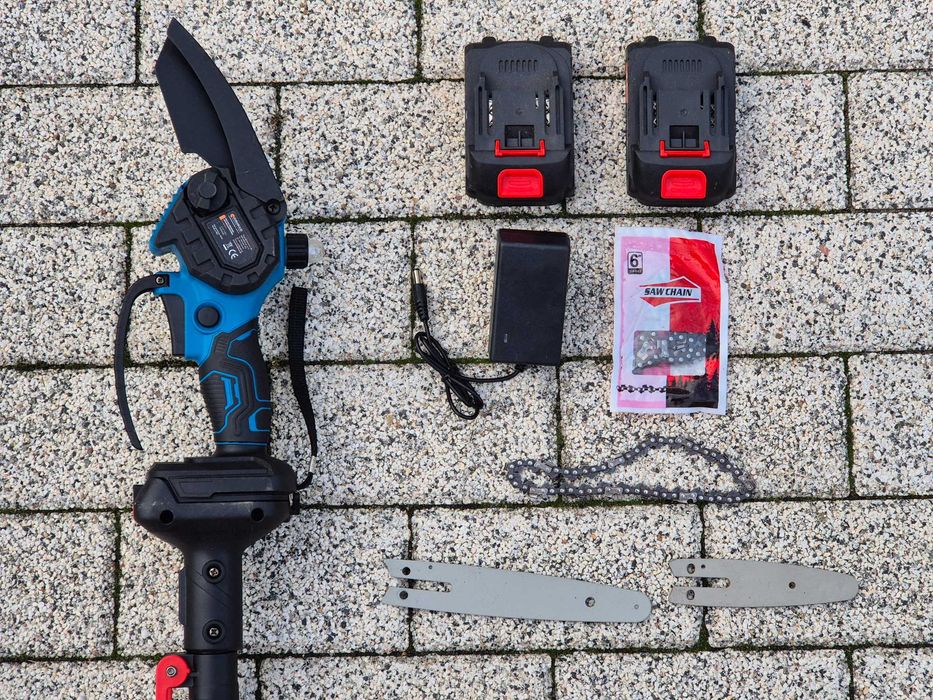 Piła łańcuchowa akumulatorowa 18V DURABUILD 6" / 4" + wysięgnik teleskopowy