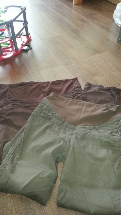 Spodnie ciążowe 2 pary (36 i 38)