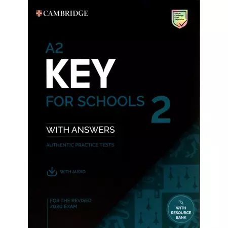 A2 Key for Schools 2 Student's Book with Answers with Audio with Resource Bank. Nowy Produkt