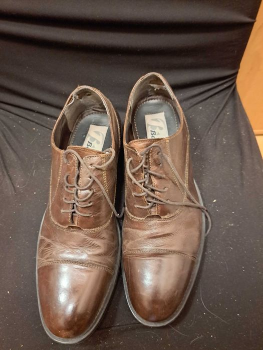 Buty skorzane meskie pantofle