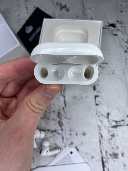 АирПодсPro 2 Lux з шумозаглушенням, чип Airoha AB1563E, MagSafe, Локатор, бездротові Bluetooth навушники + чехол
