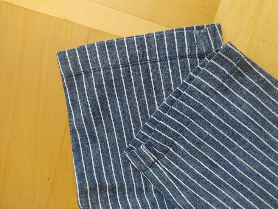 Spodnie w paski HM 42 XL damskie granatowe