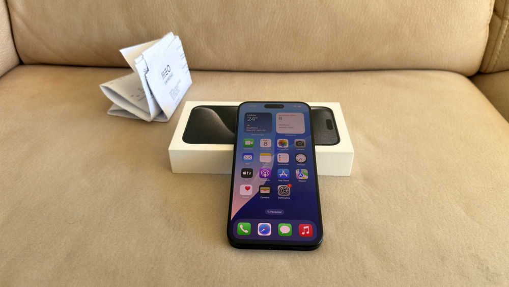 Vendo troco iPhone 15 Pro Max 256Gb C/Fatura e Garantia Apple