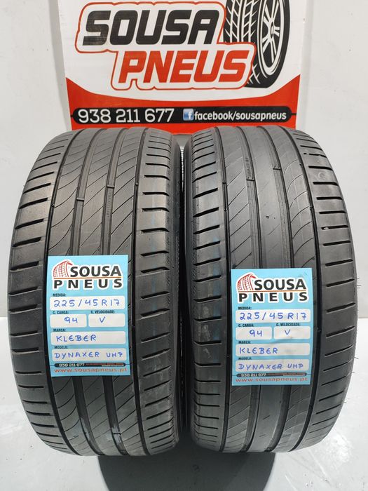 2 pneus semi novos 225-45R17 Kleber - Oferta dos Portes
