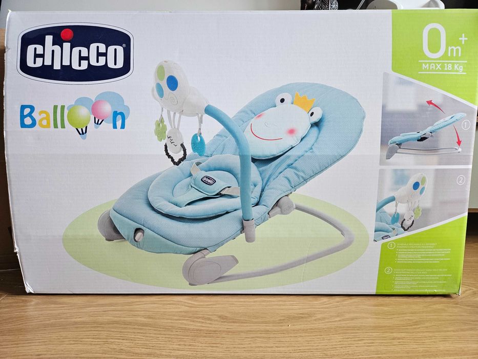 Chicco Balloon Frog Leżaczek Wibracja