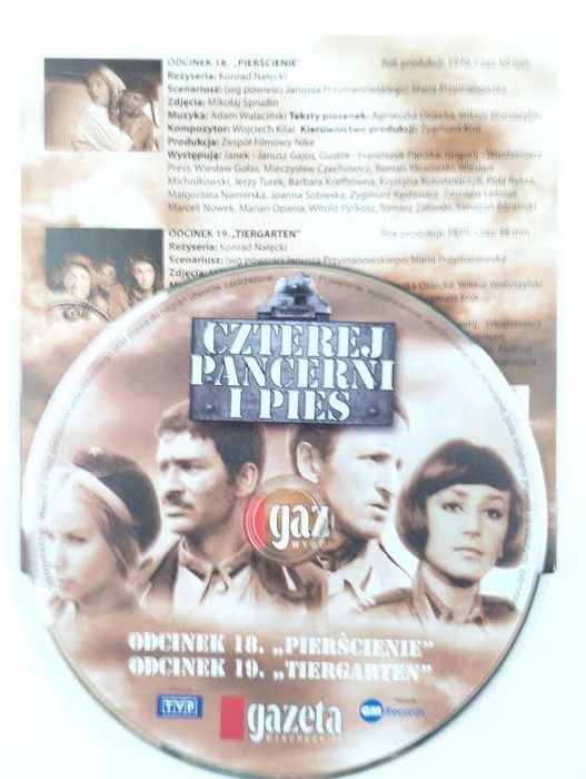 Czterej pancerni i pies odc. 18-19 DVD