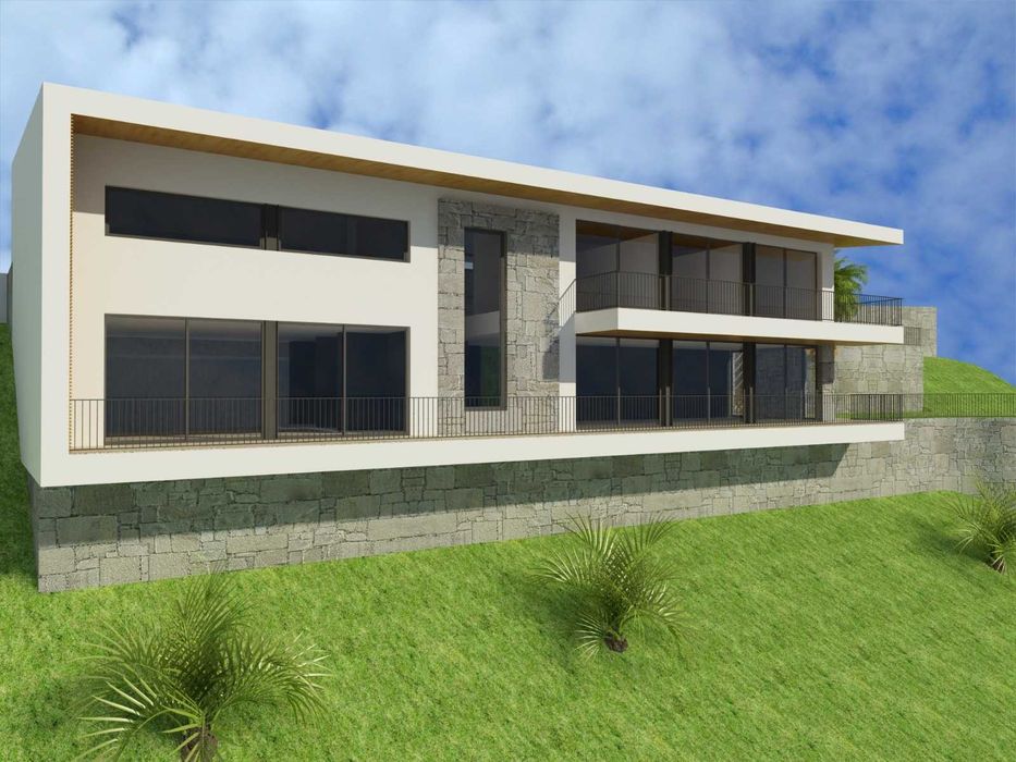 Terreno 1300m2 para construção com Projeto