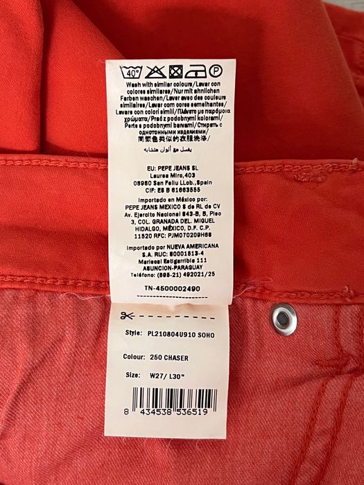 Spodnie rurki Pepe Jeans skinny W27 L30