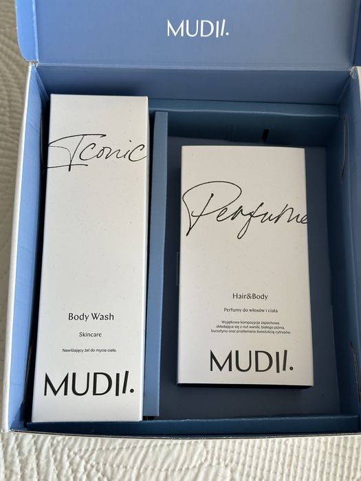Nowy zestaw prezentowy Mudii Body Wash +  Hair&Body Perfume
