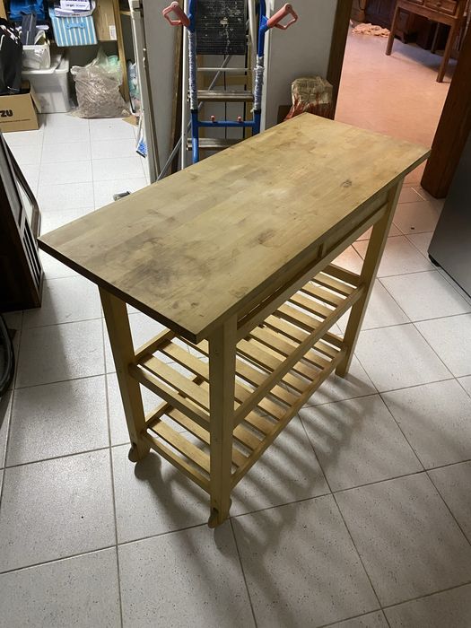 Carrinho cozinha em betula
