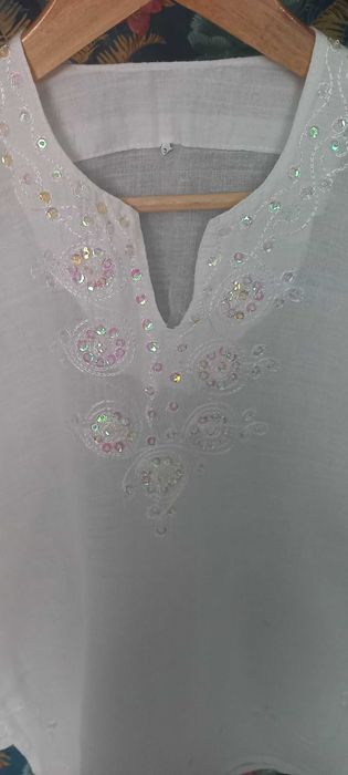 koszula w stylu boho bawełniana w roz. S