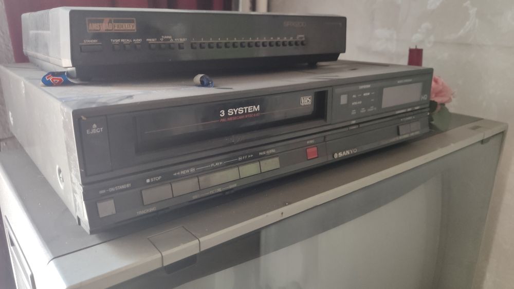 Tv plus video używany zestaw