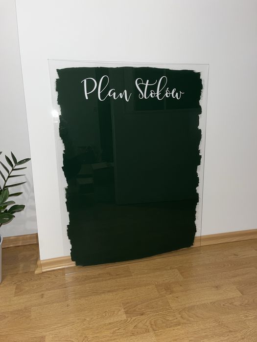 Tablica powitalna, plan stołów