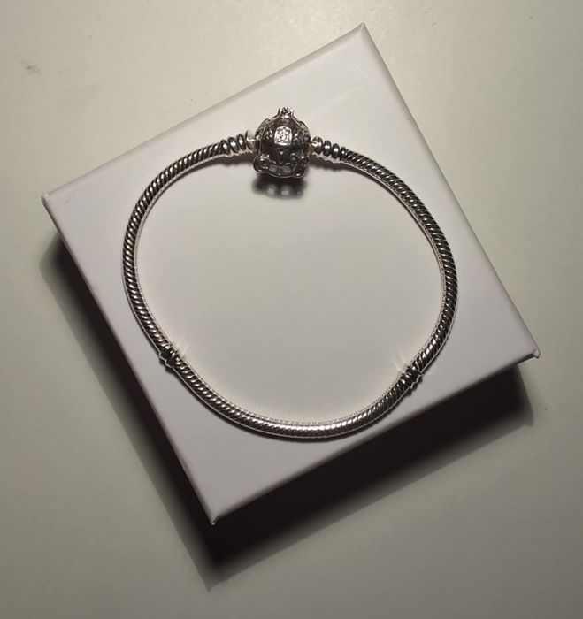 Srebrna Bransoletka Modułowa na Charmsy Pandora Karoca S925