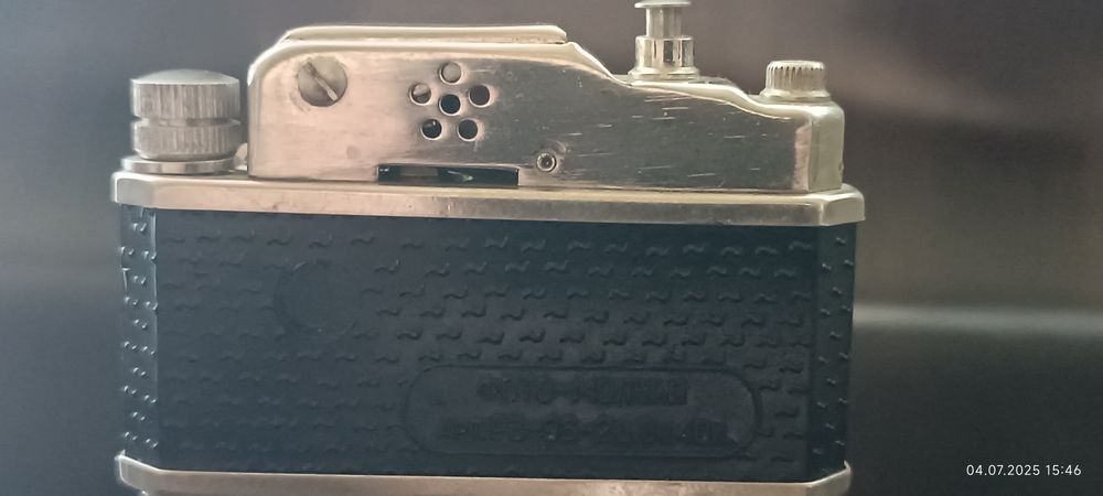 Зажигалка-фотоаппарат бензиновая - "ФОТО-МОЛНИЯ". Есенин.