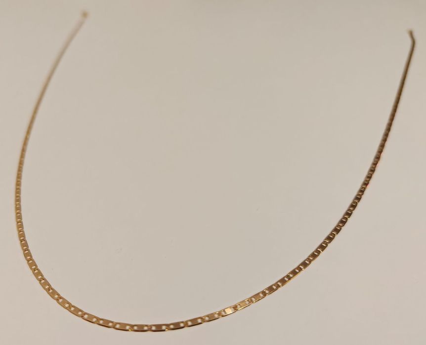 Złoty łańcuszek 50cm złoty 585 jak nowy