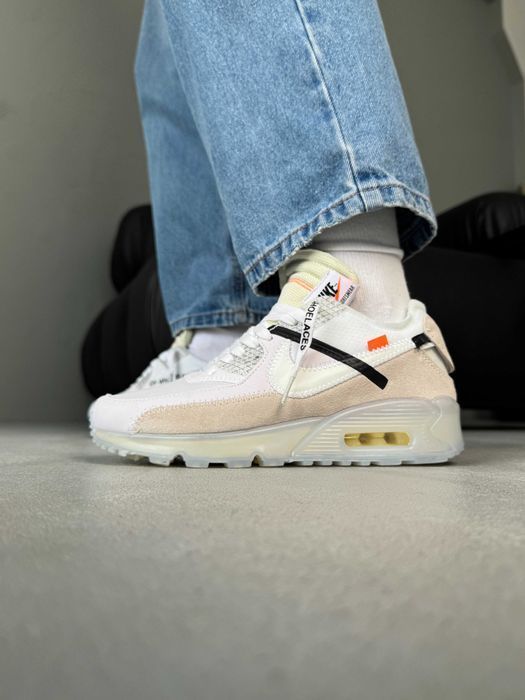 Чоловічі Кросівки Off-White x Nike Air Max 90 GPX White 45
