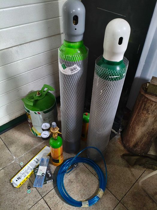 Garrafas recarregaveis argon co2 novas