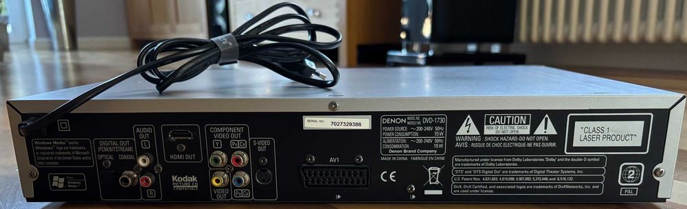 odtwarzacz DVD CD  DENON DVD-1730