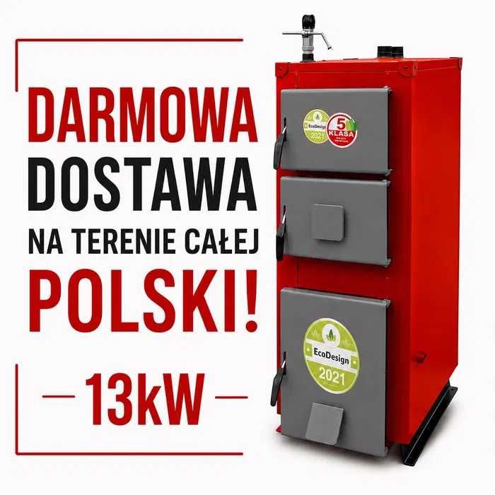 Kocioł Węglowy FENIKS UNI 13 kW piec Klasa 5 ECODESIGN Dostawa GRATIS węgiel drewno