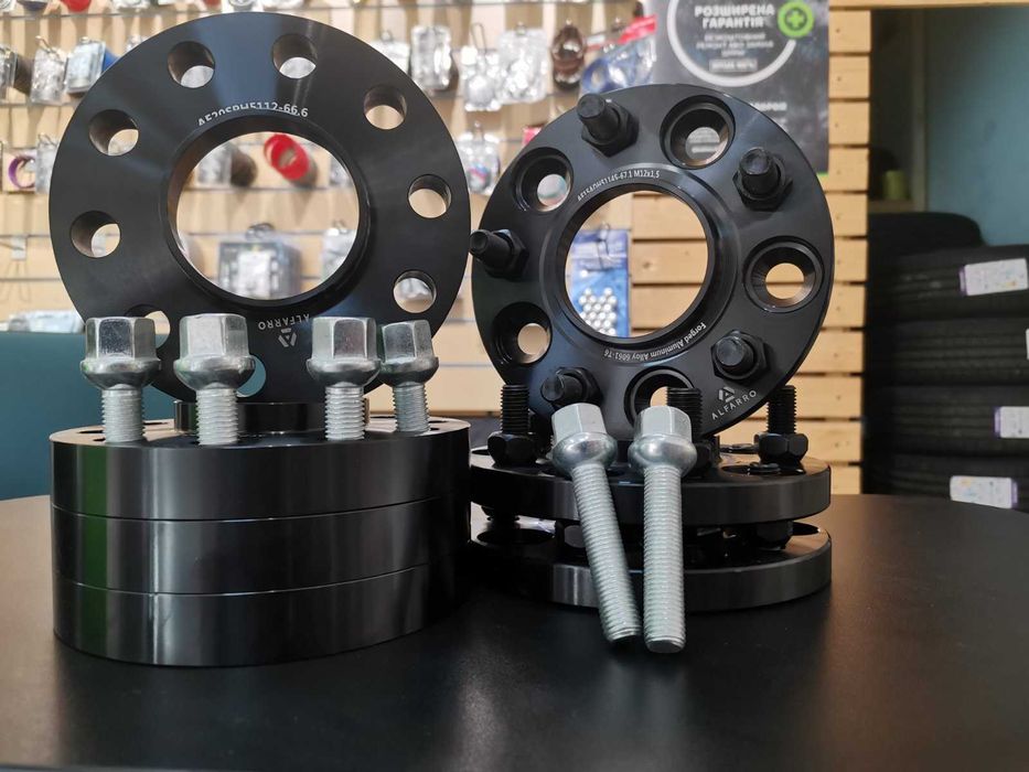 Проставки для расширения колесной базы. Сквозные, переходные Адаптеры