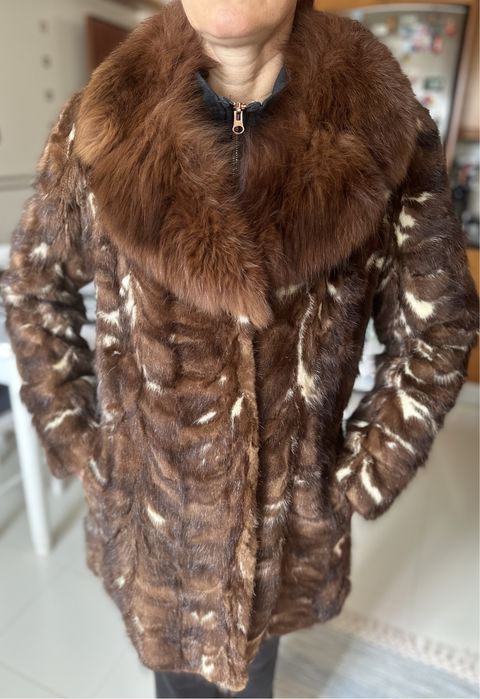 Casaco vintage em pele de vison