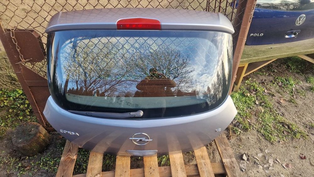 Opel Corsa D z163 klapa tył bagażnika 3D