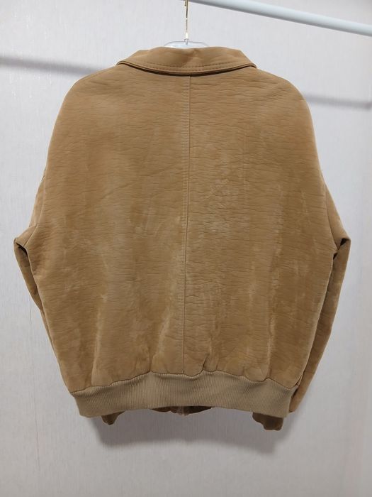 Італійська шкіряна куртка бомбер Collezione  XXL (Made in Italy)