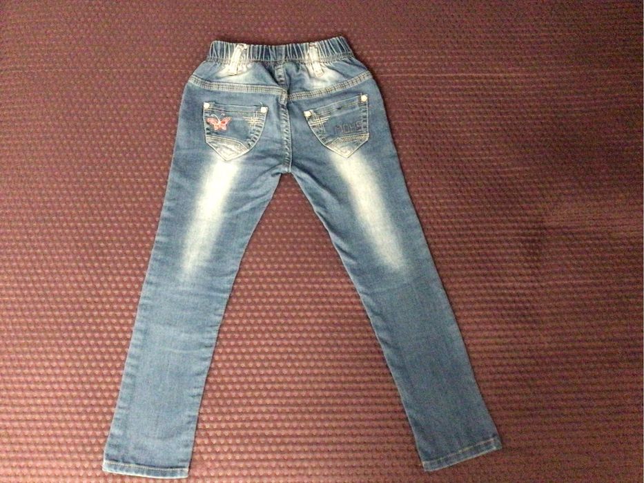 Spodnie jeansowe 116-122