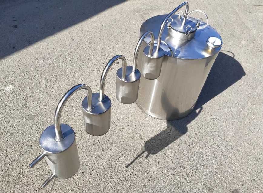 Дистиллятор тройной очистки с пищевой нержавеющей стали  aisi304