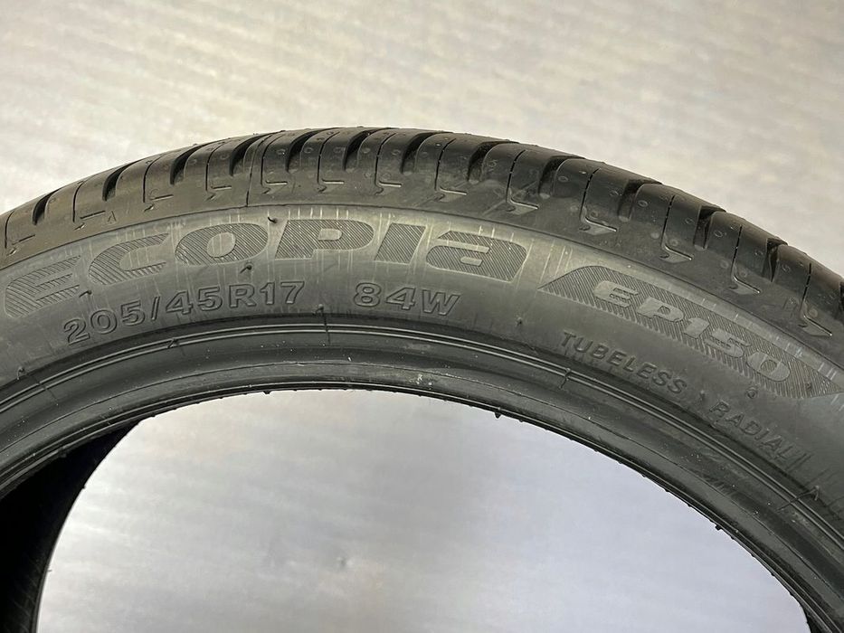 Opony Letnie 205/45r17 Bridgestone Ecopia 150 205/45/17 4x 2024r Demo
