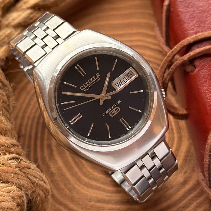 1972, Citizen Cosmotron. Zegarek vintage elektroniczno-mechaniczny.