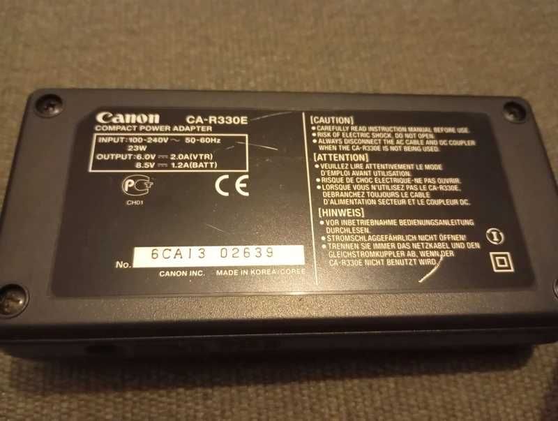 Carregador baterias Canon CA R330E