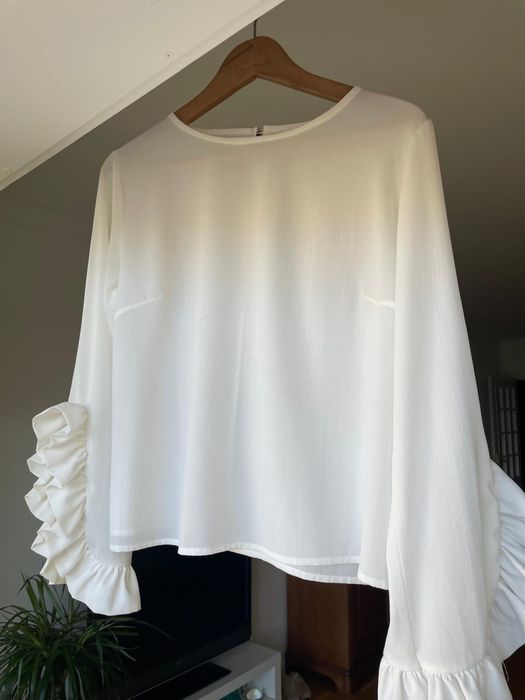Camisa branca festa Vintage Bazar