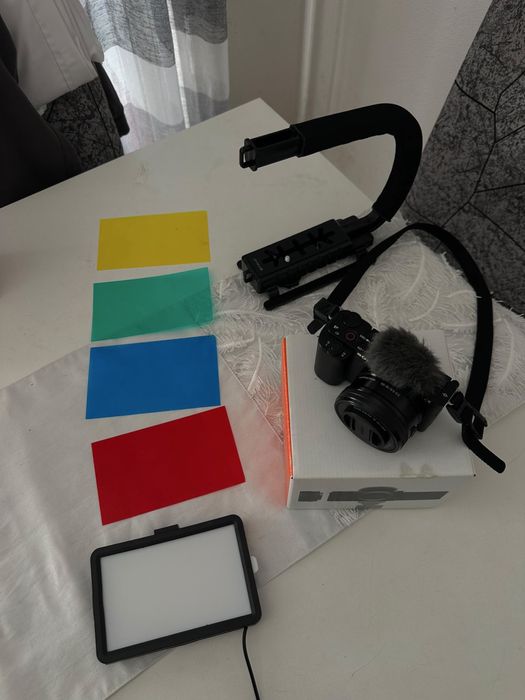 Sony ZV-E10 + Kit completo de gravação