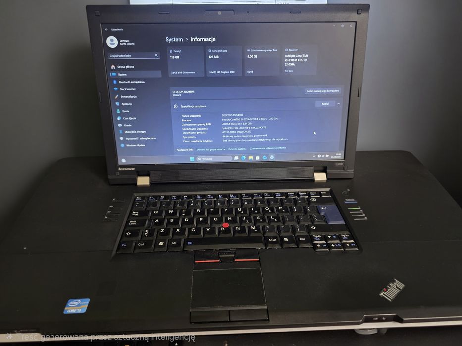 Laptop Lenovo L520