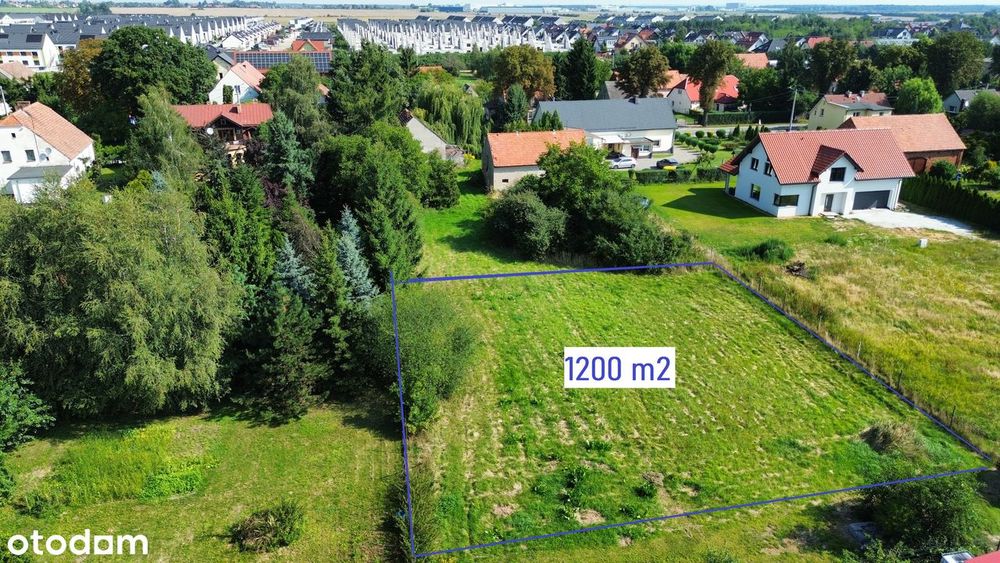 Lutynia | działka budowlana | 1200 m2 | media