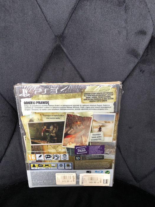 Folia NOWA uncharted 3 edycja specjalna PS3