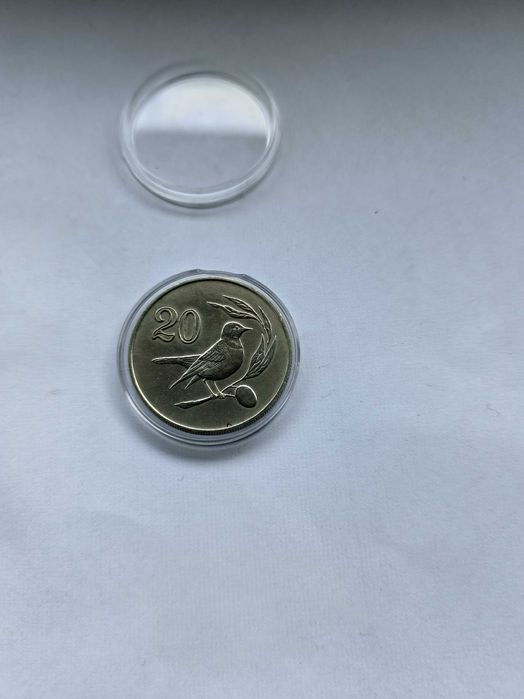 20 centów cypryjskich z ptaszkiem 1988 rok