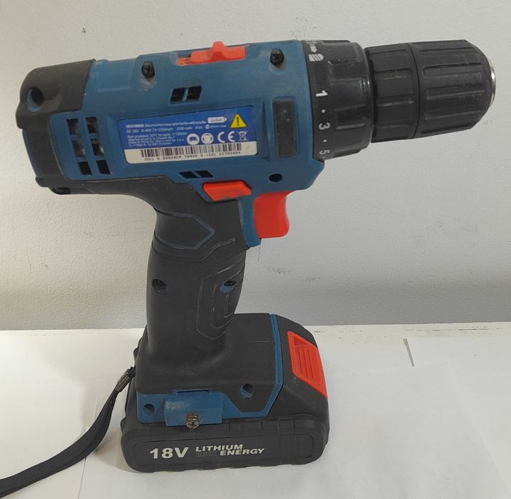 Wiertarko-wkrętarka DEDRA DED7880B+2 aku i ładowarka