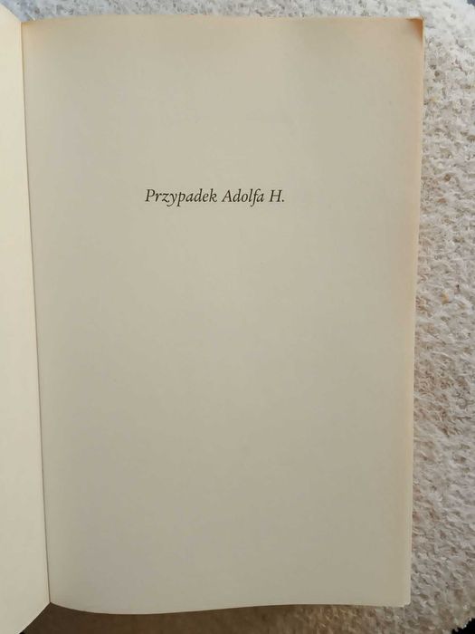 Przypadek Adolfa H. - Eric-Emmanuel Schmitt