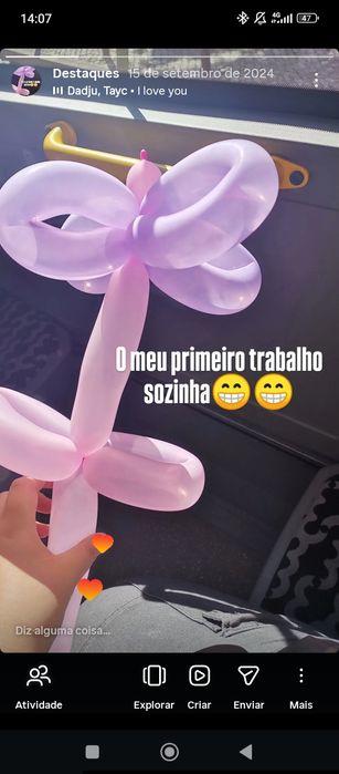 Animadora  para festas