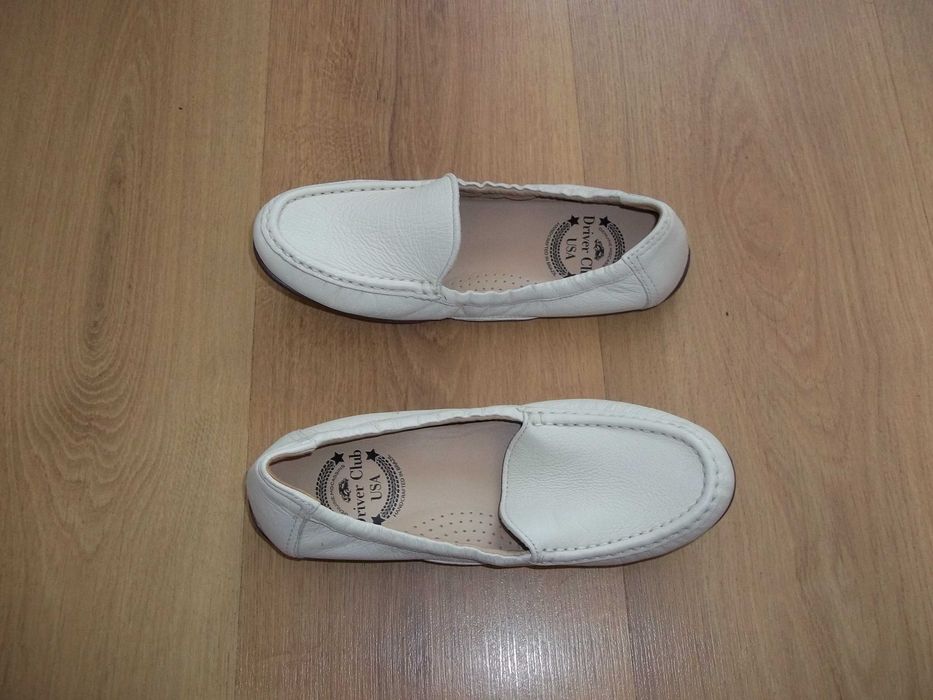 Жіночі шкіряні мокасіни Driver Club.