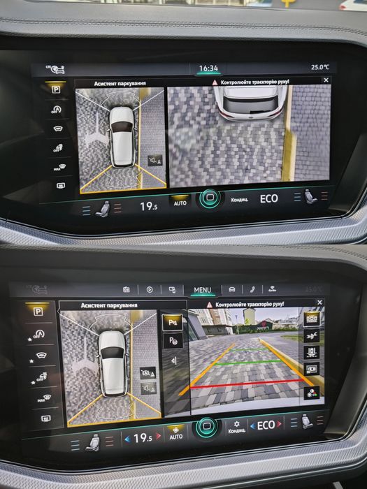 VW Touareg 3 камери 360 Area view встановлення