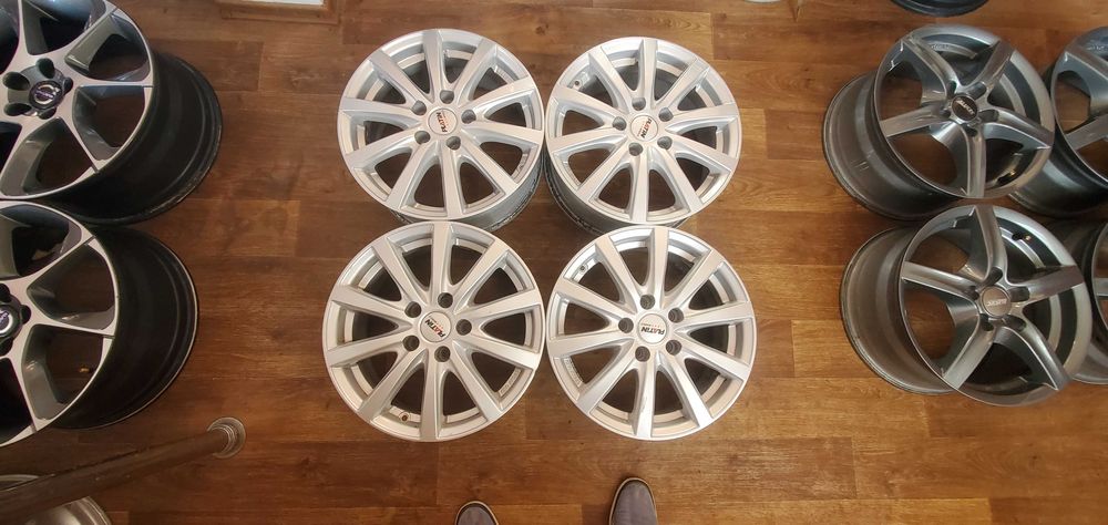 Диски 5 112 R16 Volkswagen VWAG Platin Germany 6,5J ET 42, ЦО 57,1